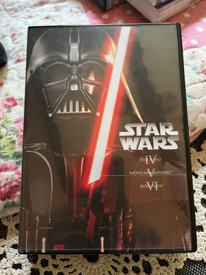 Star Wars dvd boxi.  IV, V ja VI.