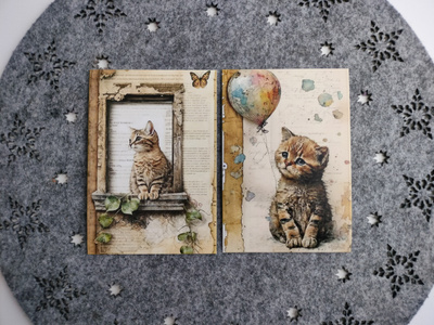 ~Kissa kortti~ 2kpl