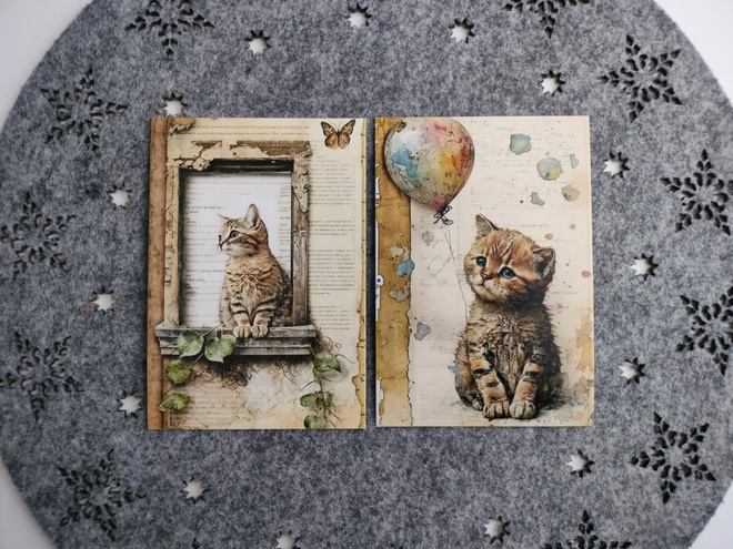 ~Kissa kortti~ 2kpl