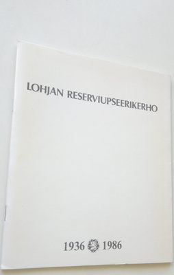 Raimo (toim.) Lintuniemi : Lohjan reserviupseerikerho 193...