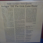 EDDIE DAVIS - SWINGIN TILL THE GIRLS COME HOME M-/M- LP - pikkukuva 2