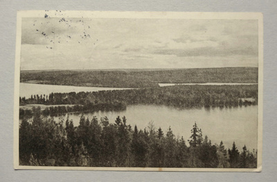 Postikortti Saarijärven Heramäeltä 1945