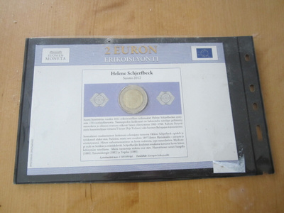 Suomi 2012 2 € Helene Schjerfbeck UNC 2 euron erikoislyönti