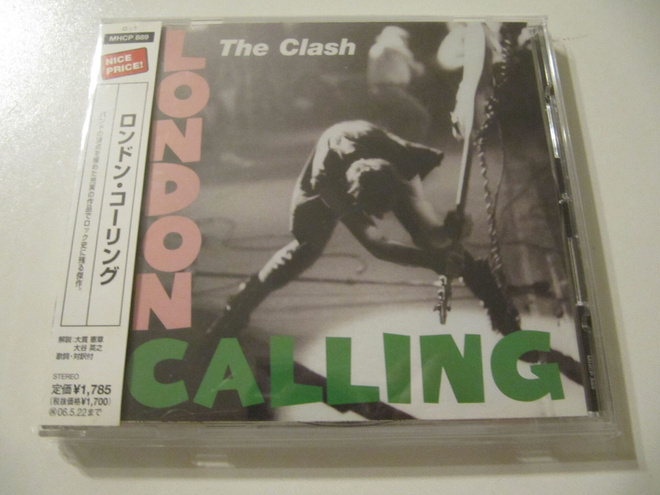 The Clash London Calling Japanilainen CD OBI