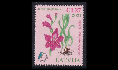 Latvia 1131 ** Luontorahasto kukka (2021)