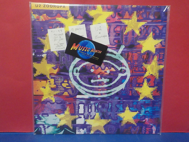 U2 - ZOOROPA M-/M- EU -93 1ST PRESS JUL 6 LP