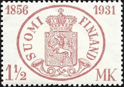 1931 Postimerkin 75-vuotis juhla 1½ mk **  LaPe 167
