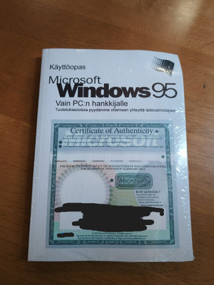 Windows 95 OEM käyttöjärjestelmä - Avaamaton pakkaus