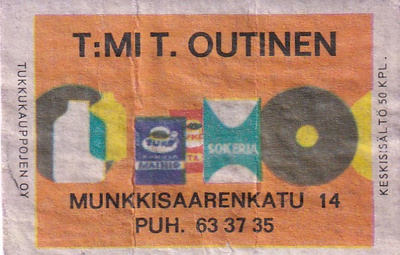 Helsinki, T;mi T. Outinen, Munkkisaarenkatu 14 , 5/12