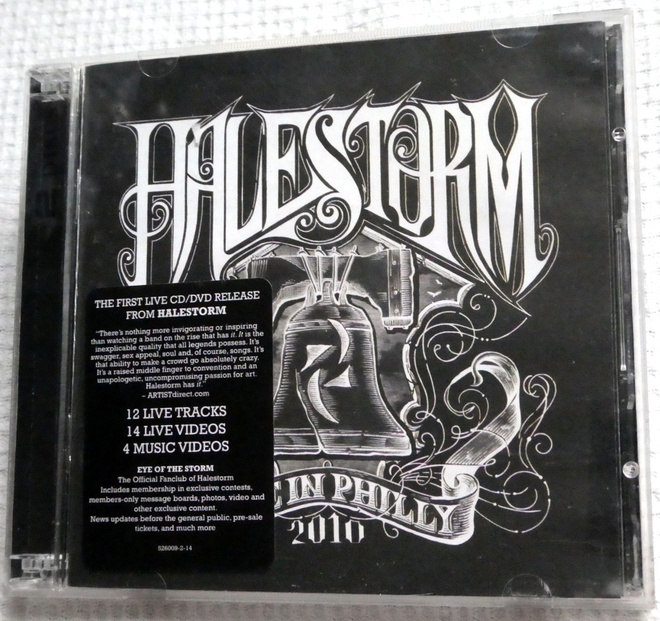 HALESTORM Live in Philly 2010 CD & DVD