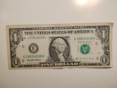 USA 1 Dollari, series 1995, E=Richmond, käytetty