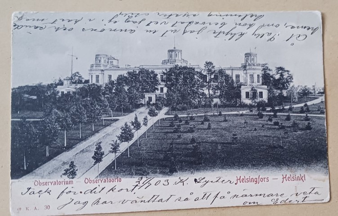 Helsinki, Observatoorio, vanha mv pk, p. 1903