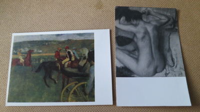 CCCP: kaksi vintage taidekorttia - Edgar Degas