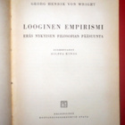 Georg Henrik von Wright : Looginen empirismi / Filosofia1945 - pikkukuva 1