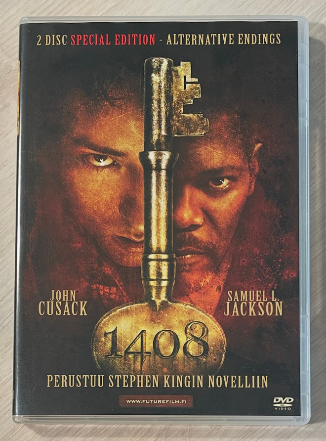 Stephen King: HUONE 1408 (2007) 2 versiota elokuvasta (2DVD)