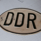 Maatunnus Rekisterikilpi, License plate"DDR" Itä-Saksa - pikkukuva 2