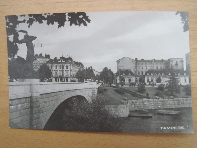 VANHA Postikortti Tampere 1930-l Alkup. Mallikappale