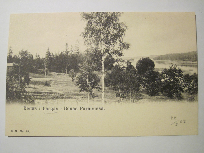 VANHA Postikortti Parainen HUIPPUKUNTO ennen-1905