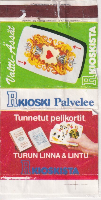R. Kioski . Tunnetut pelikortit  .  s59
