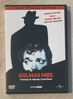 Carol Reed: KOLMAS MIES (1949) film noir -klassikko (2DVD)