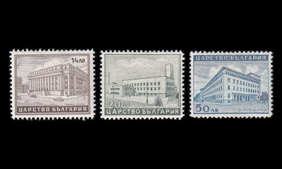 Bulgaria 429-31 ** Julkiset rakennukset (1941)