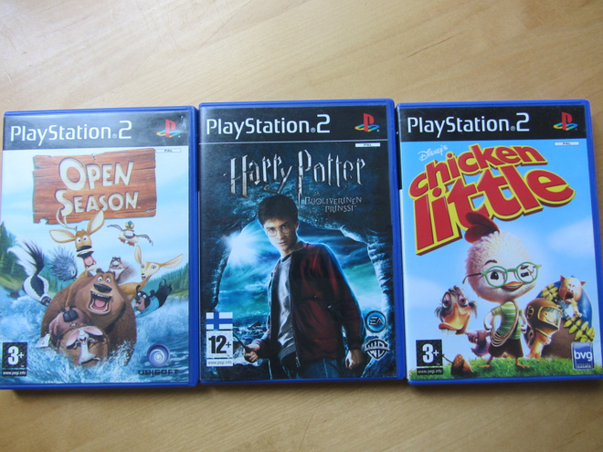 Ps2 pelit 3 kpl