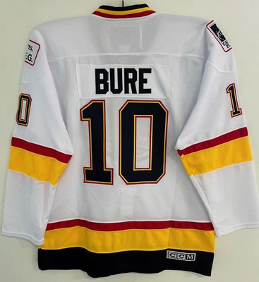 NHL FaniPaita Cancks PAVEL BURE #10, White (UUSI!)