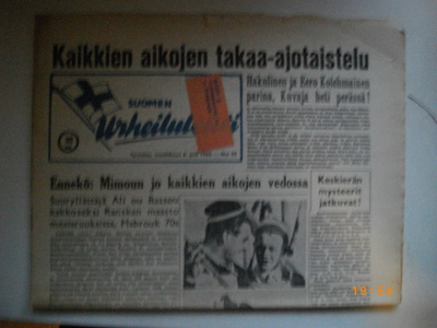 Somen Urheilululehti Nro 23/1952 (25.2)