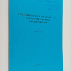 Timo Sahi : The inheritance of selective adult-type lacto... - pikkukuva 1