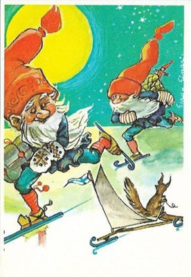 kortti °/** Luistelu - erilaisia joulu- ja taidekortteja