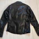 All Saints Ramones Shirt miesten nahkatakki musta XL - pikkukuva 2
