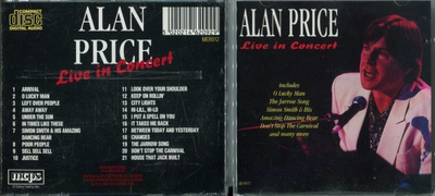 ALAN PRICE . CD-LEVY . LIVE IN CONCERT