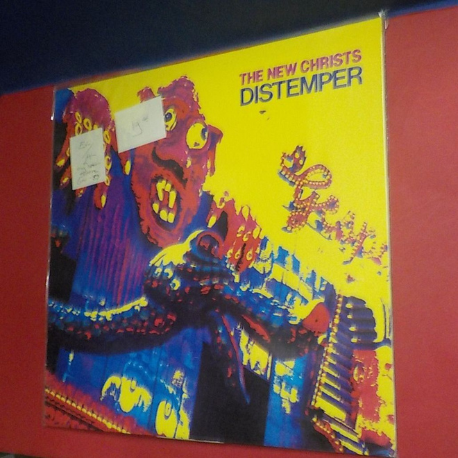 THE NEW CHRISTS - DISTEMBER EX-/M- LP GER -89 PRESS
