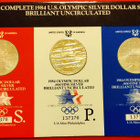 3 x 1 silver Dollar BU, Los Angeles 1984 Olympics - pikkukuva 1