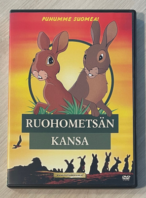 Richard Adamsin RUOHOMETSÄN KANSA (1978) puhuttu suomeksi