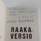 Ansu Kivekäs : Raakaversio (signeerattu, tekijän omiste) - pikkukuva 3