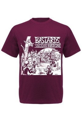 Bastards – Siberian Hardcore T-paita S + LP + rintanappi