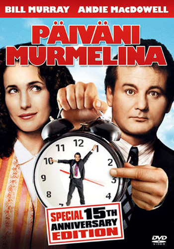 Päiväni murmelina 1993 Bill Murray, 15v juhla SUOMIJULKAISU 