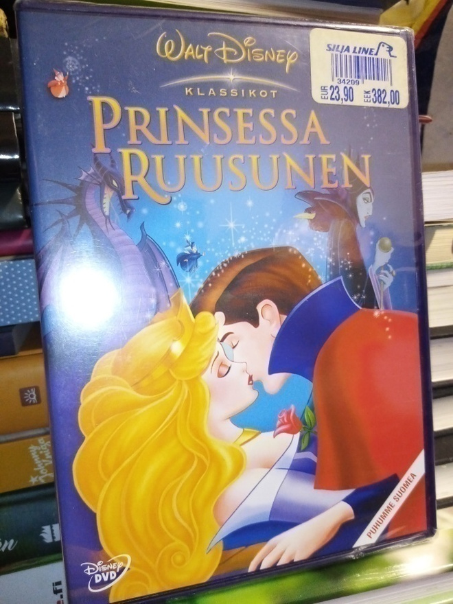 DVD PRINSESSA RUUSUNEN ( UUSI) SIS POSTIKULU