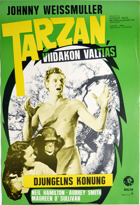 Elokuvajuliste: Tarzan, viidakon valtias (Johnny Weissmuller