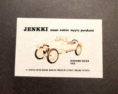 Jenkki Hispano Suiza 1912 Siirtokuva