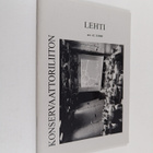 Konservaattoriliiton lehti nro 62, 3/2000 - pikkukuva 1