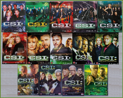 CSI Las Vegas kaudet 1- 14 - DVD Boxit (kaikki suomennetut)
