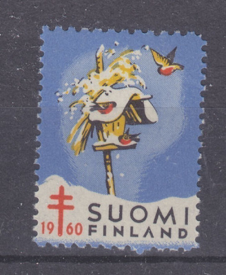 1960 tub joulumerkki postituoreena