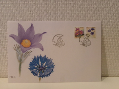 FDC- ensipäiväkuori - Maakuntakukat  - 2001