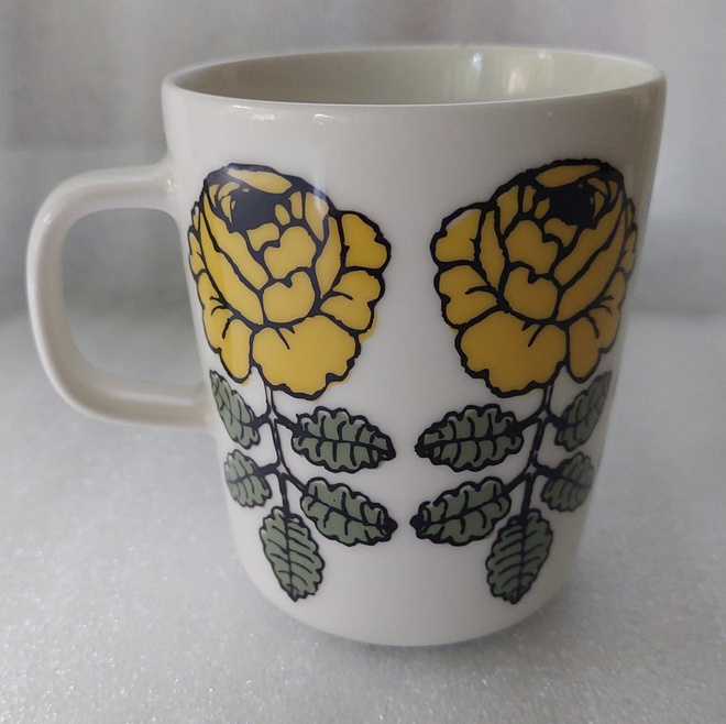 marimekko ' Vihkiruusu 'muki! '