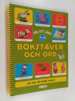 Sten Nilsson : Bokstäver och ord - 4-6 år : lek och lär i...