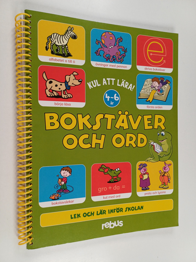 Sten Nilsson : Bokstäver och ord - 4-6 år : lek och lär i...