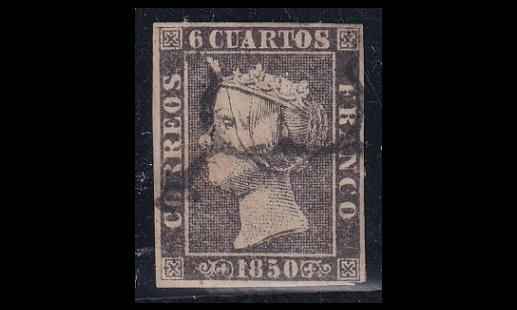 Espanja 1_II o Isabella II 6 Cs typ II (1850)
