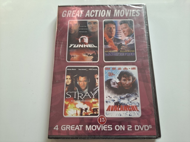 Great Action Movies (2 disc DVD) (UUSI)